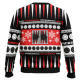 Hooktab Backgammon Board Games Ugly Christmas Sweater