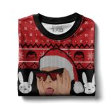 Hooktab Bad Bunny Ugly Christmas Sweater