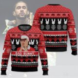 Hooktab Bad Bunny Ugly Christmas Sweater