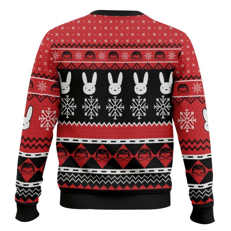 Hooktab Bad Bunny Ugly Christmas Sweater Hooktab Bad Bunny Ugly Christmas Sweater