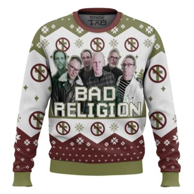 Hooktab Bad Religion Ugly Christmas Sweater