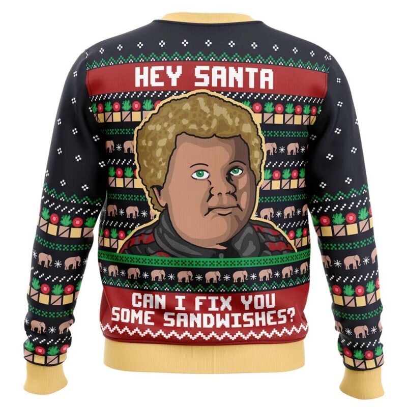 Hooktab Bad Santa Fix You Some Sandwiches Ugly Christmas Sweater Hooktab Bad Santa Fix You Some Sandwiches Ugly Christmas Sweater