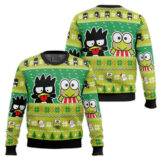 Hooktab Badtz Maru And Keroppi Sanrio Hello Kitty Ugly Christmas Sweater