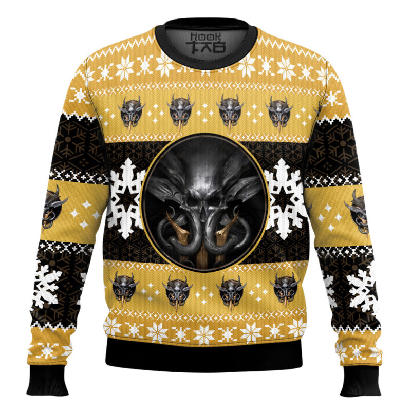 Hooktab Baldur’s Gate Ugly Christmas Sweater