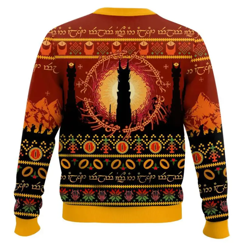 Hooktab Balrog Flame Of Udûn The Lord Of The Ring Ugly Christmas Sweater Hooktab Balrog Flame Of Udûn The Lord Of The Ring Ugly Christmas Sweater