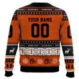 Hooktab Baltimore Orioles - Custom Name And Number Ugly Sweater