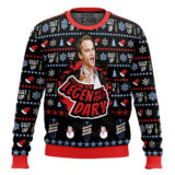 Hooktab Barney Stinson It’s Going To Be Legen Wait For It Dary How I Met Your Mother Ugly Christmas Sweater