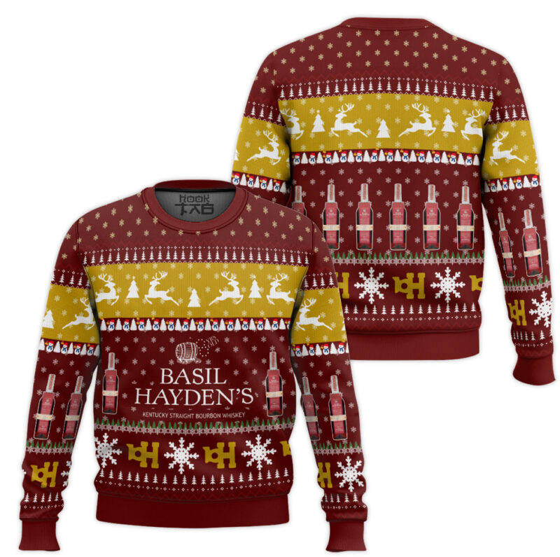 Hooktab Basil Hayden's Ugly Christmas Sweater Hooktab Basil Hayden's Ugly Christmas Sweater