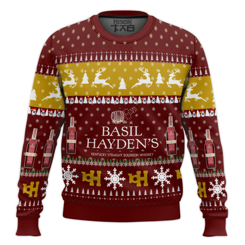 Hooktab Basil Hayden's Ugly Christmas Sweater