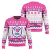 Hooktab Baskin Robbins Ugly Christmas Sweater