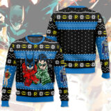 Hooktab Batman And Robin Ugly Christmas Sweater