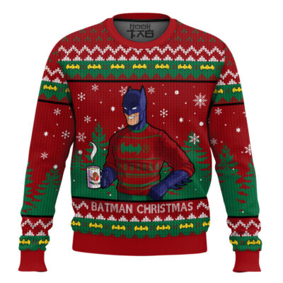 Hooktab Batman Christmas Ugly Christmas Sweater