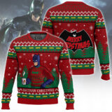 Hooktab Batman Christmas Ugly Christmas Sweater