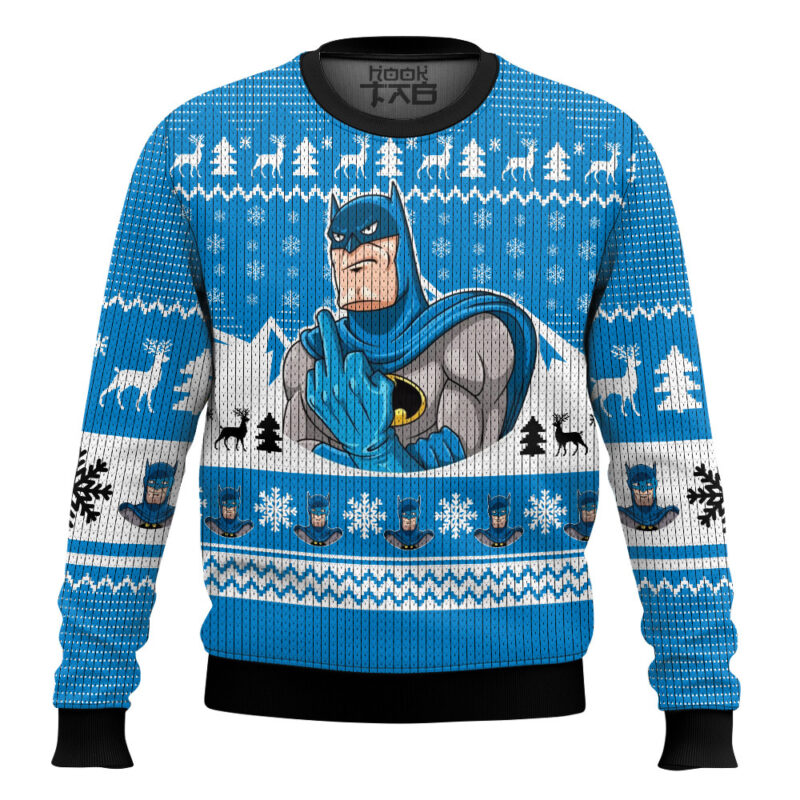 Hooktab Batman Eeww Ugly Christmas Sweater Hooktab Batman Eeww Ugly Christmas Sweater
