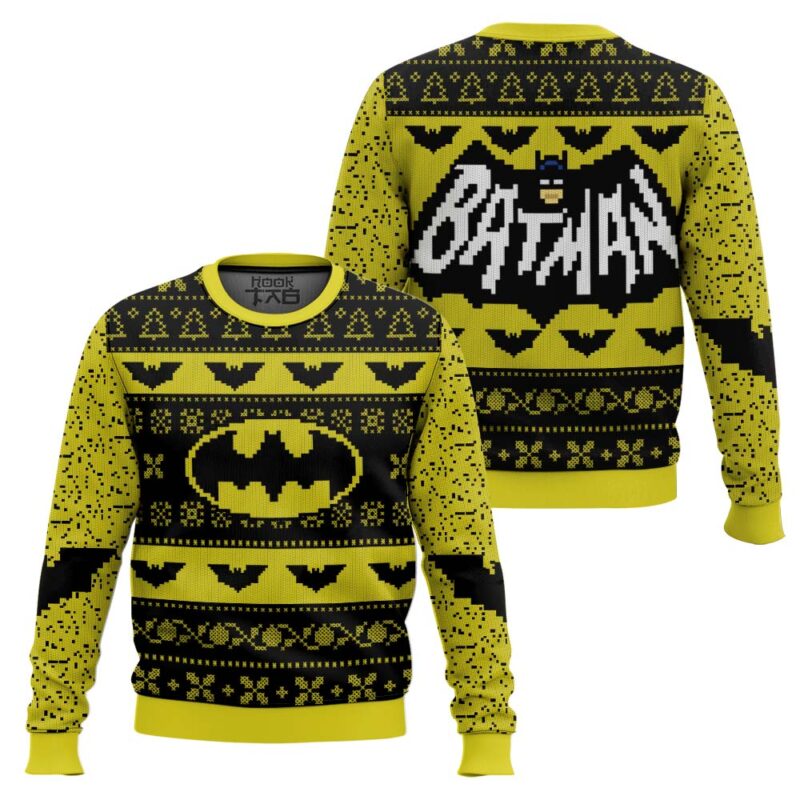 Hooktab Batman Ugly Christmas Sweater Hooktab Batman Ugly Christmas Sweater
