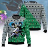 Hooktab Batman VS Joker Ugly Christmas Sweater
