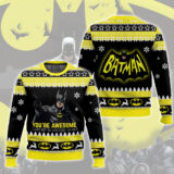 Hooktab Batman You're Awesome Ugly Christmas Sweater