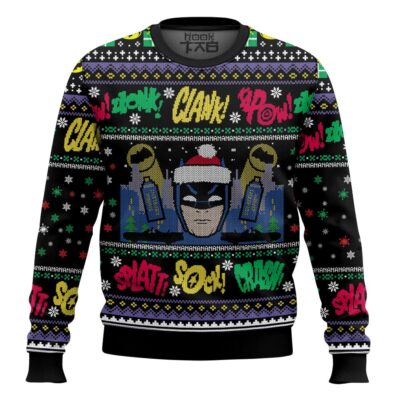 Hooktab Batman Zzonk! Ugly Christmas Sweater