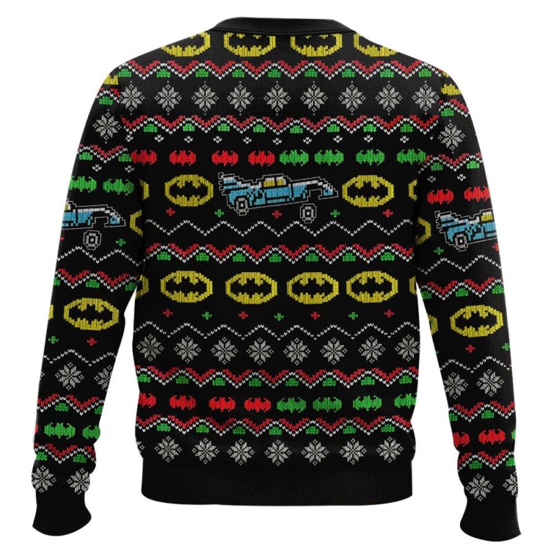 Hooktab Batmobile Lost Its Wheel And Joker Got Away Ugly Christmas Sweater Hooktab Batmobile Lost Its Wheel And Joker Got Away Ugly Christmas Sweater
