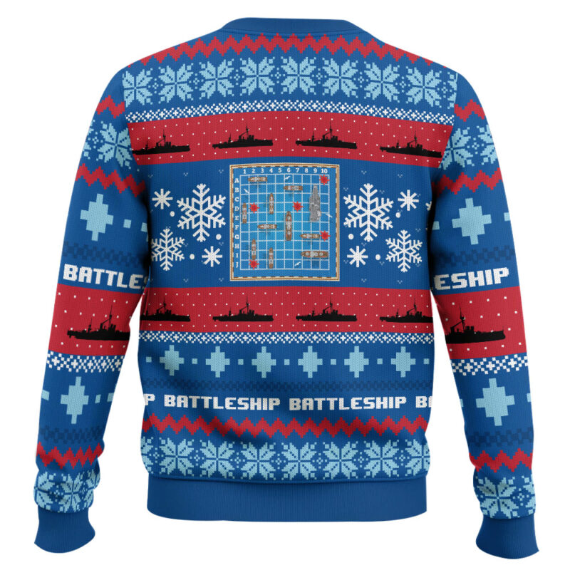 Hooktab Battleship Board Games Ugly Christmas Sweater Hooktab Battleship Board Games Ugly Christmas Sweater