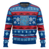 Hooktab Battleship Board Games Ugly Christmas Sweater