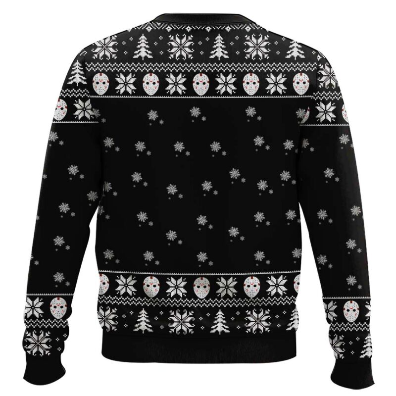 Hooktab Be Kind To Animals Or Jason Voorhees Will Kill You Ugly Christmas Sweater Hooktab Be Kind To Animals Or Jason Voorhees Will Kill You Ugly Christmas Sweater