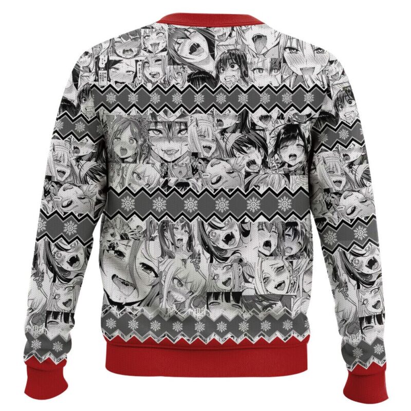 Hooktab Beastgirl Waifu Material Ahegao Ugly Christmas Sweater Hooktab Beastgirl Waifu Material Ahegao Ugly Christmas Sweater