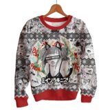 Hooktab Beastgirl Waifu Material Ahegao Ugly Christmas Sweater