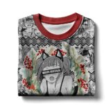Hooktab Beastgirl Waifu Material Ahegao Ugly Christmas Sweater