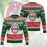 Hooktab Beck's German Beer Ugly Christmas Sweater