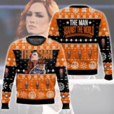 Hooktab Becky Lynch The Man WWE Ugly Christmas Sweater