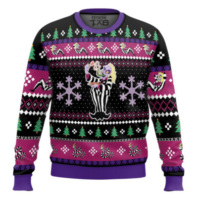 Hooktab Beetleguise Beetlejuice Ugly Christmas Sweater