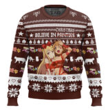 Hooktab Believe In Christmas The Pet Girl Of Sakurasou Ugly Christmas Sweater