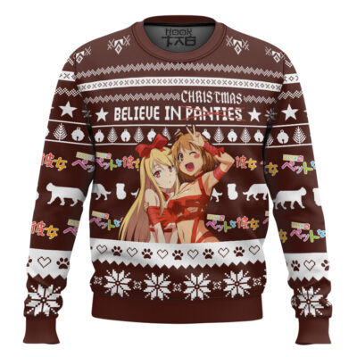 Hooktab Believe In Christmas The Pet Girl Of Sakurasou Ugly Christmas Sweater