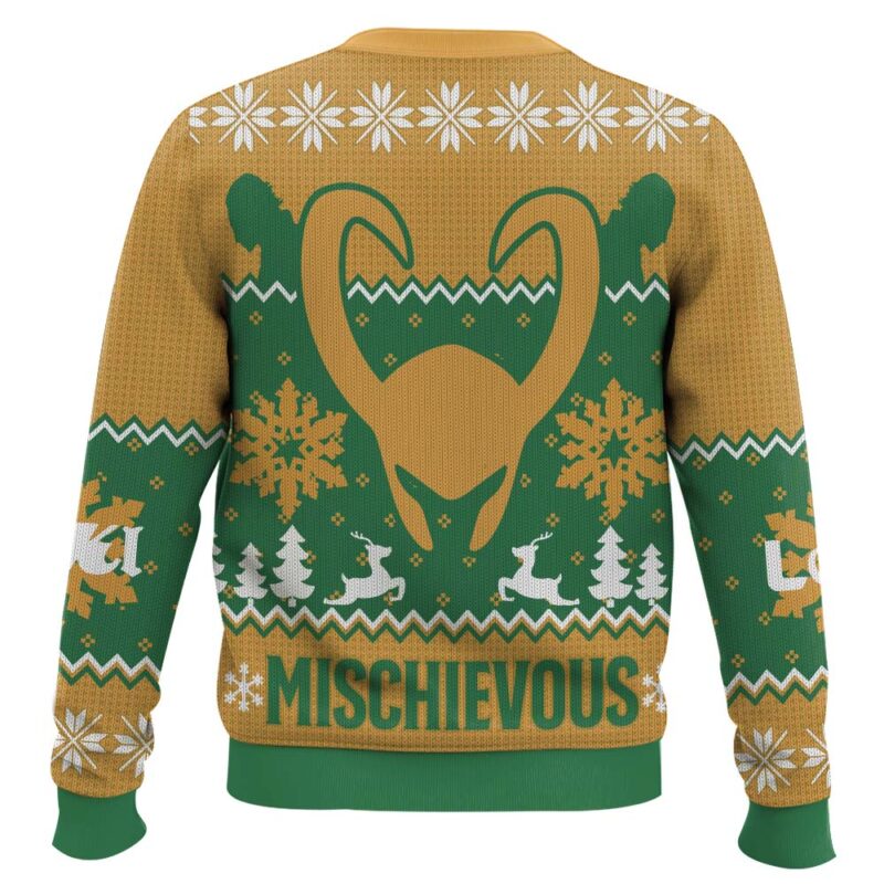 Hooktab Believe Loki Marvel Ugly Christmas Sweater Hooktab Believe Loki Marvel Ugly Christmas Sweater
