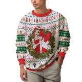 Hooktab Bella Beauty And The Beast Ugly Christmas Sweater