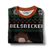 Hooktab Belsnickel Impish Or Admirable The Office Ugly Christmas Sweater