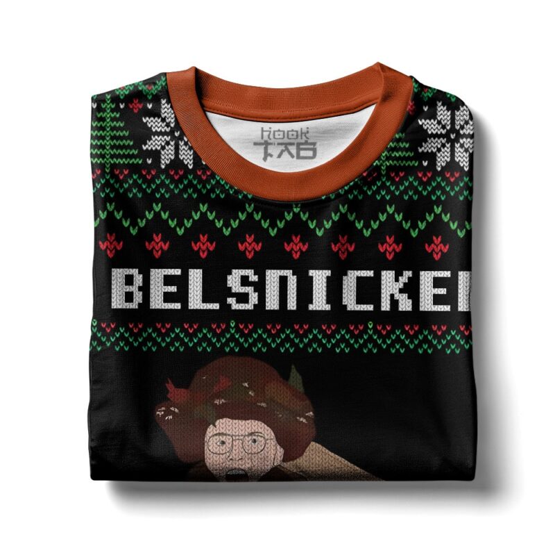 Hooktab Belsnickel Impish Or Admirable The Office Ugly Christmas Sweater Hooktab Belsnickel Impish Or Admirable The Office Ugly Christmas Sweater