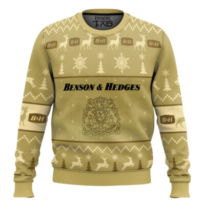 Hooktab Benson & Hedges Ugly Christmas Sweater
