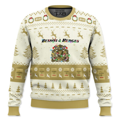 Hooktab Benson & Hedges Ugly Christmas Sweater