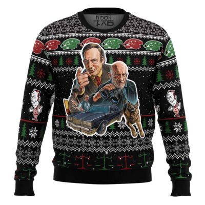 Hooktab Better Call Saul Ugly Christmas Sweater