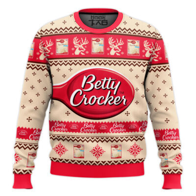 Hooktab Betty Crocker Ugly Christmas Sweater