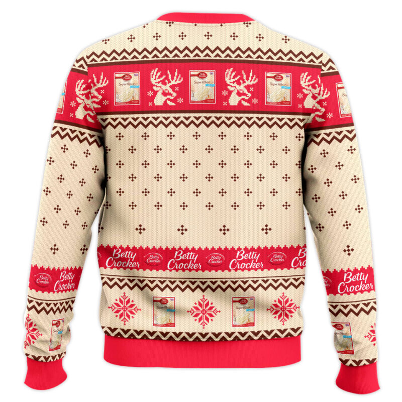 Hooktab Betty Crocker Ugly Christmas Sweater Hooktab Betty Crocker Ugly Christmas Sweater