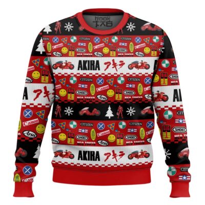 Hooktab Bike Decals Akira Ugly Christmas Sweater