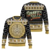 Hooktab Bill Cipher Gravity Falls Ugly Christmas Sweater