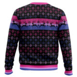 Hooktab Bisexual Pride Flag LGBT Support Ugly Christmas Sweater