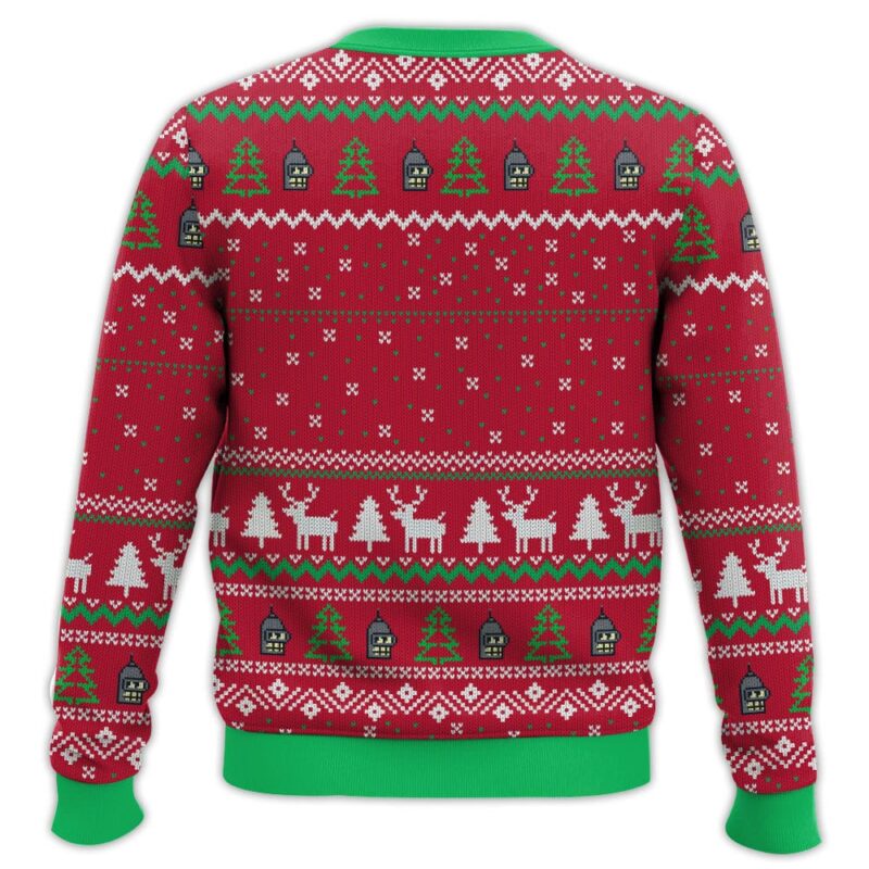 Hooktab Bite My Merry Xmass Futurama Ugly Christmas Sweater Hooktab Bite My Merry Xmass Futurama Ugly Christmas Sweater