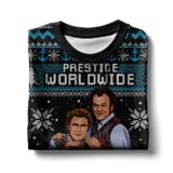 Hooktab Black Boats 'N Hoes Step Brothers Ugly Christmas Sweater