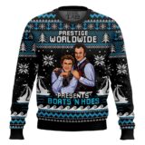 Hooktab Black Boats 'N Hoes Step Brothers Ugly Christmas Sweater