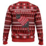 Hooktab Black Cat Hekki Darkness My Old Friend Ugly Christmas Sweater